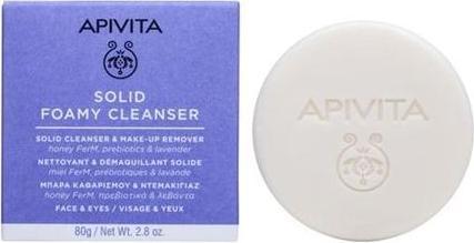 Actual product image Apivita Solid Foamy Cleanser - 80 Grams (Cleansing Foam)