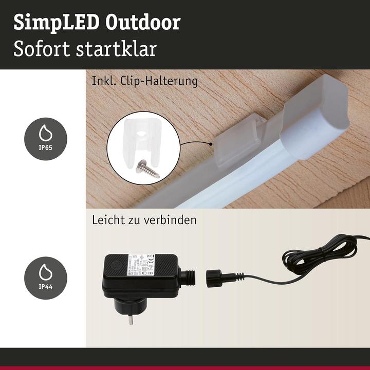 Produktbild Paulmann SimpLED (Warmweiss, 500 cm, Outdoor)