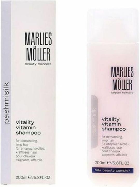 Actual product image Marlies Möller Pashmisilk vitality vitamin shampoo (200 ml, Liquid shampoo)