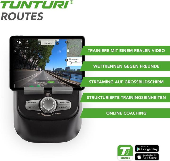 Actual product image Tunturi Heimtrainer Fahrrad Bike Competence F40