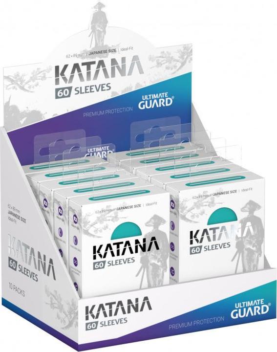 Actual product image Ultimate Guard Card Sleeve Katana Sleeves Japanese Size Turquoise 60