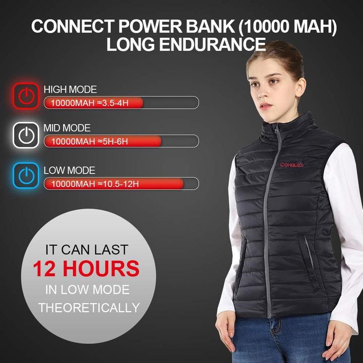 Actual product image Conqueco Heating waistcoat (L)
