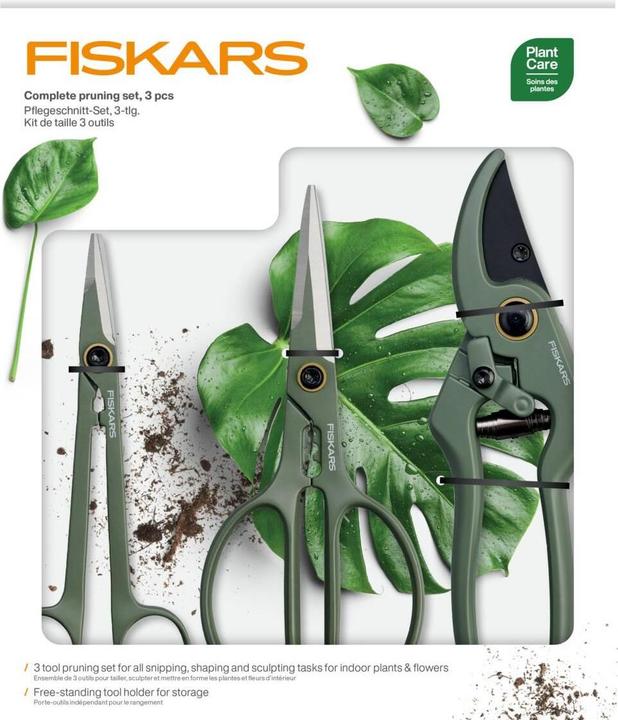 Actual product image Fiskars 1075317 3-piece secateurs