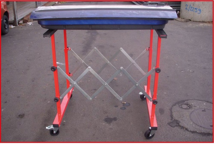 Actual product image KS Tools Telescopic multi-purpose trolley (100 kg)