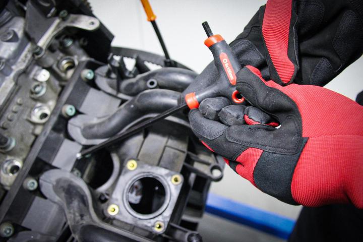 Actual product image BGS T-Handle L-Type Wrench Set T-Star tamperproof (for Torx) T10 - T50 9 pcs. (T-section)