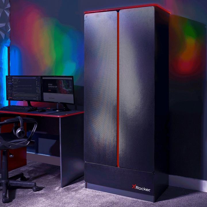 Produktbild X Rocker Xrocker Carbon-Tek Gaming Kleiderschrank