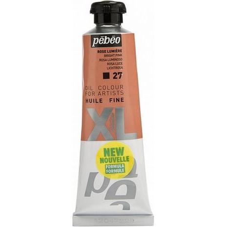 Pebeo, Künstlerfarbe + Bastelfarbe, XL Feine Ölfarben (Lichtrosa, 37 ml)