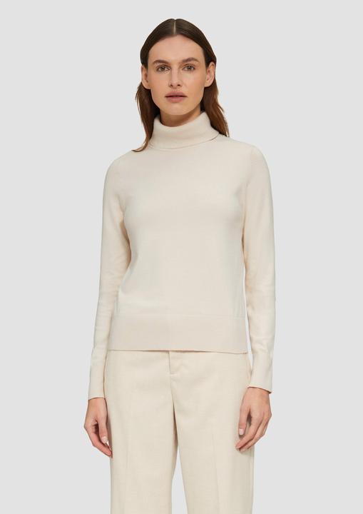 Produktbild S.Oliver Strickpullover Weicher Rollkragenpullover aus Viskosemix (48)