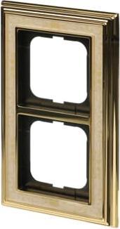 Actual product image Busch-Jaeger Frame 2-fold ms/pol Décor elf/ws 1722-836