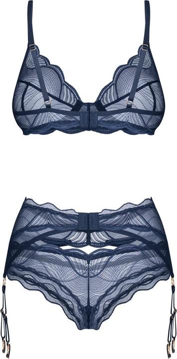 Image du produit Obsessive Kit porte-jarretelles Nightly Blue (M/L)
