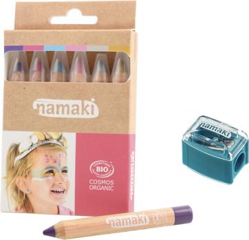 Image du produit Namaki Bio Schminkstifte 6 Farben verzauberte Welt