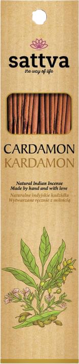 Sattva Ayurveda Sattva Natural Indian Incense Natural Indian Incense Cardamon 15Pcs