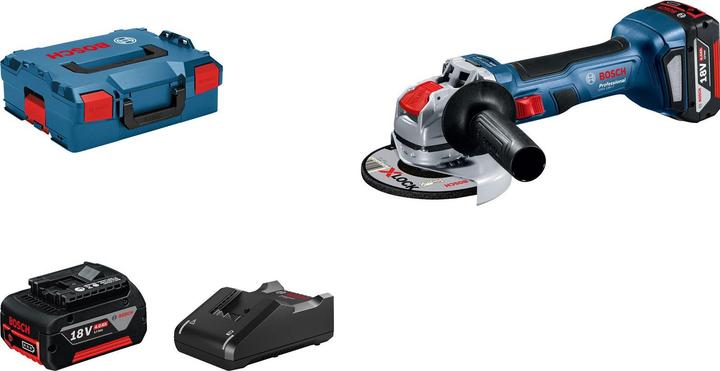 Suitcases & Bags, with 2x rechargeable batteries, Charging station, GWX 18V-7 Professional