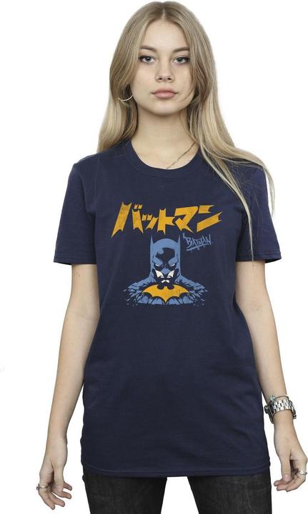 Immagine prodotto Maglietta Boyfriend in cotone da donna/ragazzo Batman Japanese Stare (3XL)