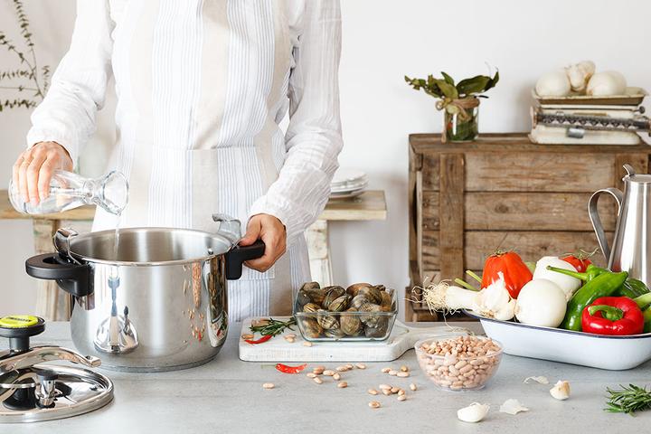 Produktbild Monix M530005 (Dampfkochtopf, Kochtopf, Edelstahl, 24 x 35 cm)