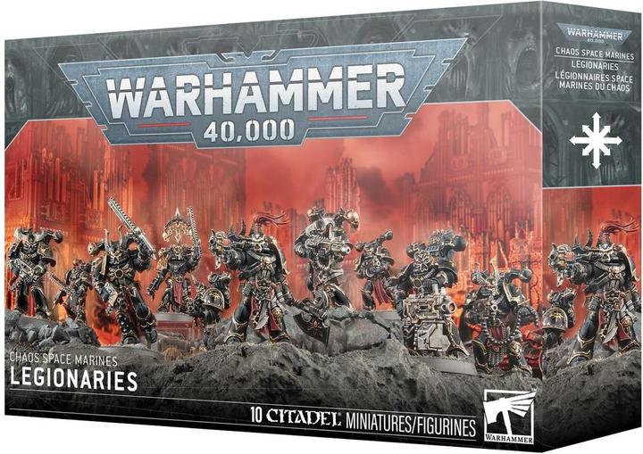 Games Workshop Warhammer 40k - Space Marine du Chaos Squad / Legionnaires (2025) (Kunststoff)