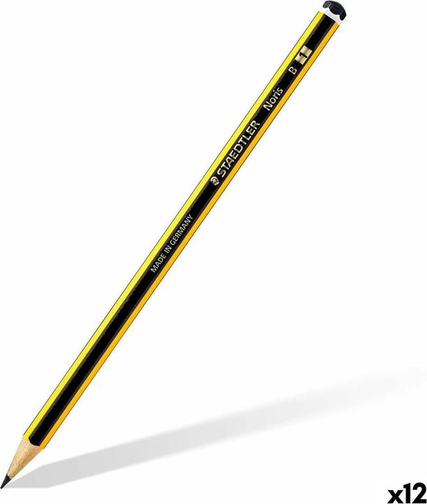 Actual product image Staedtler Noris pencil, B (2 mm, B, 12 x)