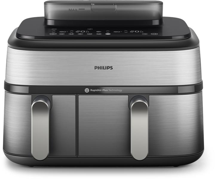 Actual product image Philips Steam Airfryer Dual Basket NA555/09