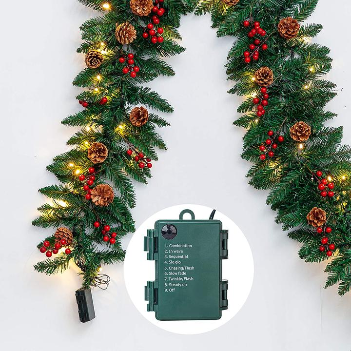 Image du produit Joiedomi Guirlande de Noël 2.7m