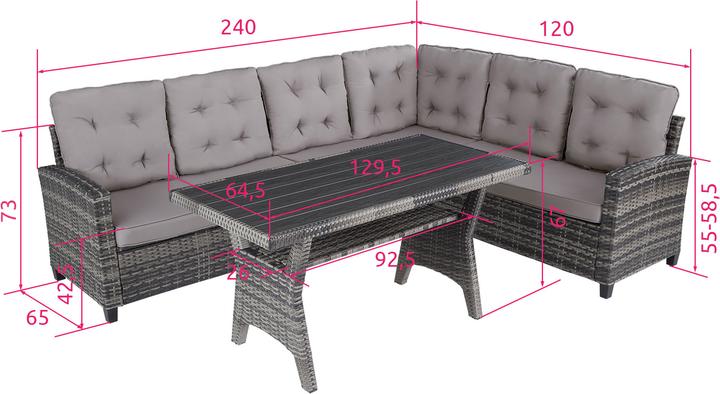 Actual product image tectake Catania