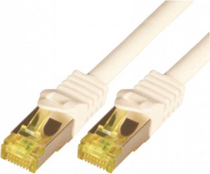 Productafbeelding M-Cab CAT7 S-FTP-PIMF-LSZH-15,0M-WHI (S/FTP, CAT7, 15 m)