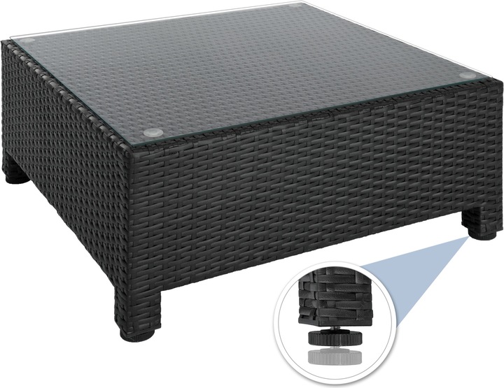 Immagine prodotto tectake set da giardino in rattan con telaio in alluminio, variante 2