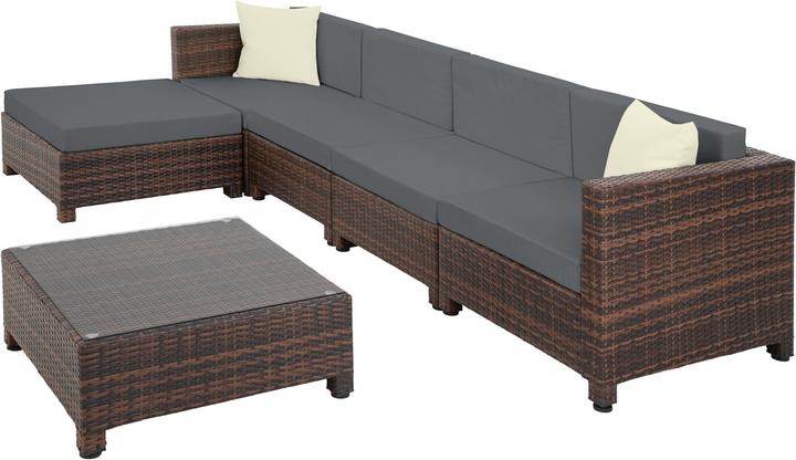 Actual product image tectake Rattan lounge