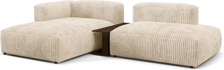 Image du produit Micadoni Canapé D'Angle Gauche Modulaire, "Martina", 2 Places, 285x176x75 Fabriqué en Europe (Canapé modulaire, Canapé d'angle)