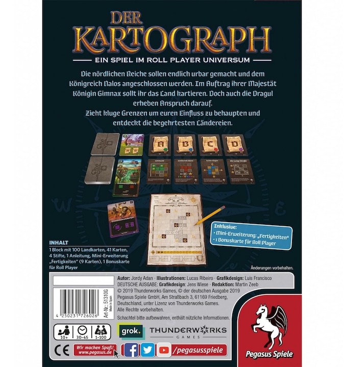 Produktbild Pegasus Der Kartograph (Deutsch)