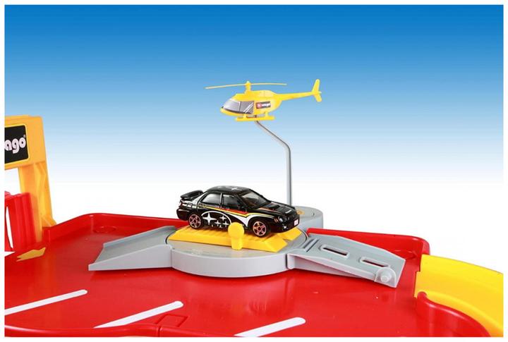 Actual product image Bburago Garage set with 2 cars