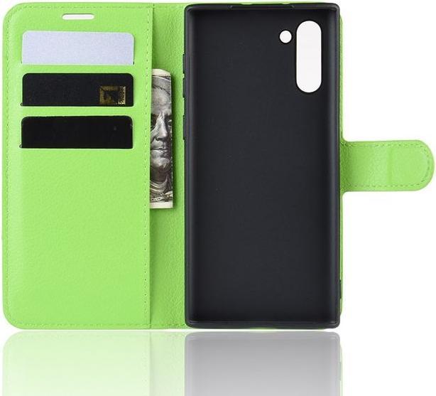 Produktbild MU Classic Litchi Leder Bookcover Series (Samsung Galaxy Note 10)