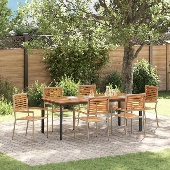 Produktbild vidaXL Garten Essgruppe (200 x 100 x 75 cm)
