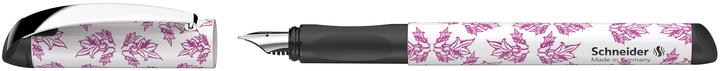 Produktbild Schneider Füller Patrone M Glam 8 Floral (weiss mit rosa Floralmotiv, 1 x)