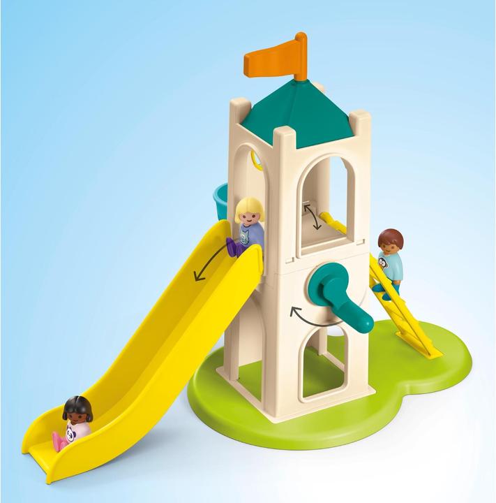 Actual product image Playmobil 1.2.3: Adventure tower with ice cream stand
