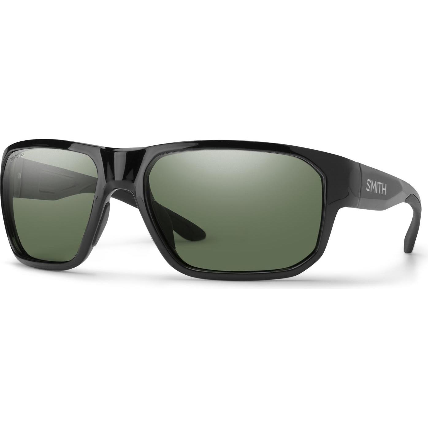 Smith, Unisex, Sportbrille, Arvo (Black, polarized gray green), Schwarz
