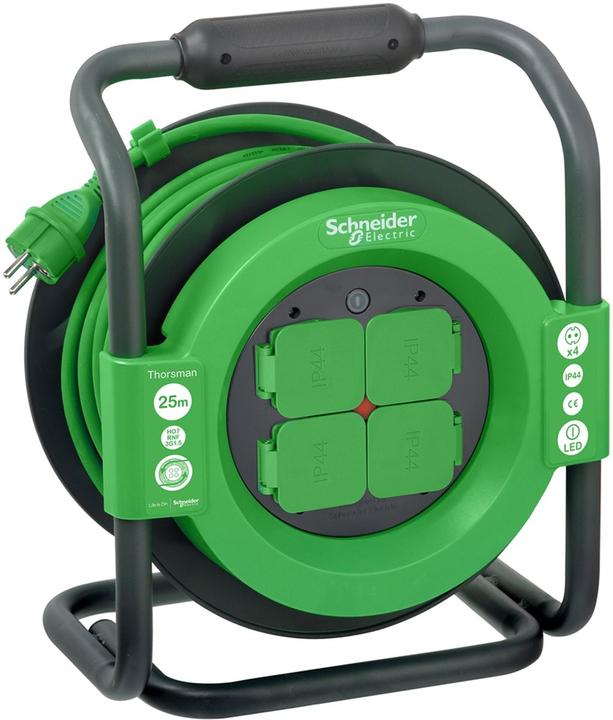 Image du produit Schneider Electric EXTENSION CABLE REEL 25M 3X1.5 IP44 (25 m, 1.50 mm²² mm)