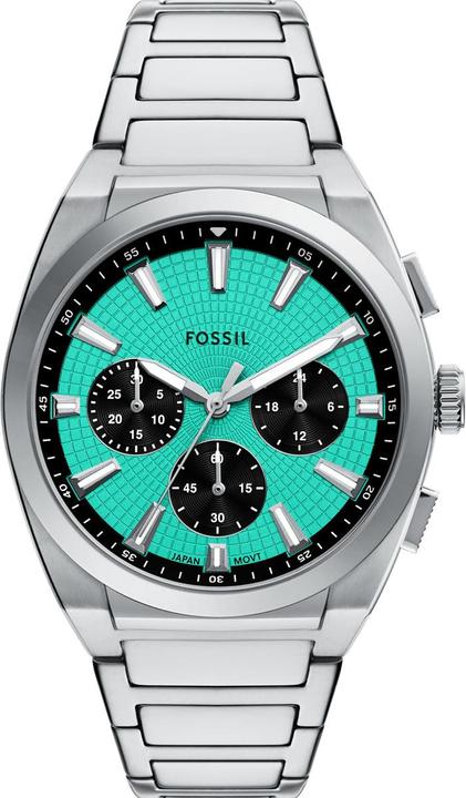 Image du produit Fossil EVERETT Heren Horloge 44 mm - Zilverkleurig (Chronographe, 44 mm)
