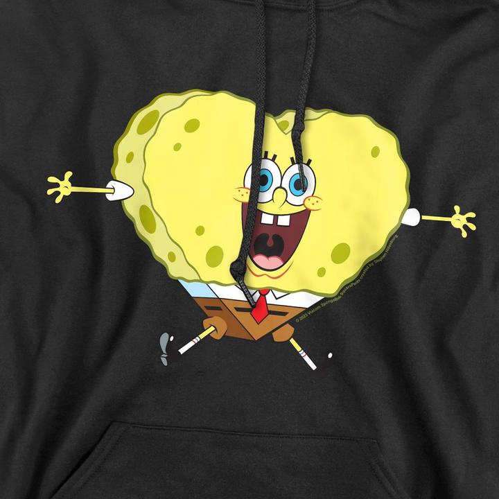 Produktbild Spongebob Squarepants HeartShaped Kapuzenpullover Valentinstag (S)