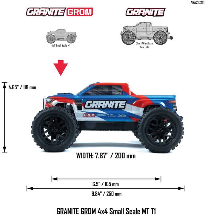 Actual product image Arrma Grom Mega
