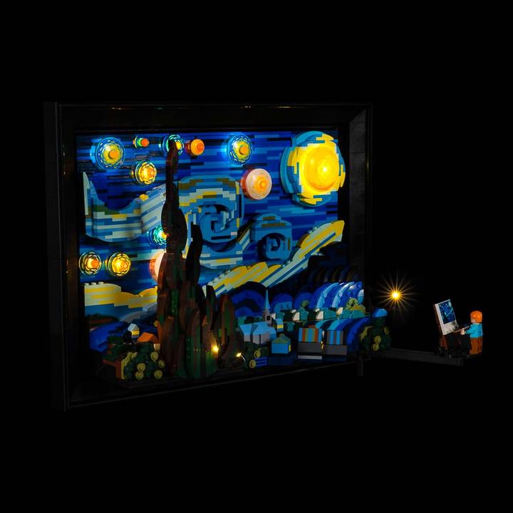 Image du produit Light my bricks LMB 2.0 Kit d'éclairage LED pour LEGO 21333 Vincent van Gogh - Nuit étoilée