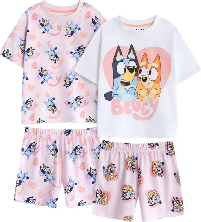 Produktbild Bluey Schlafanzug mit Shorts Mädchen (2erPack) (92)