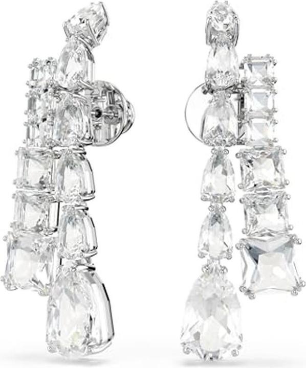Image du produit Swarovski Matrix Drop Boucles d'oreilles Différentes tailles Blanc (Métal Swarovski)