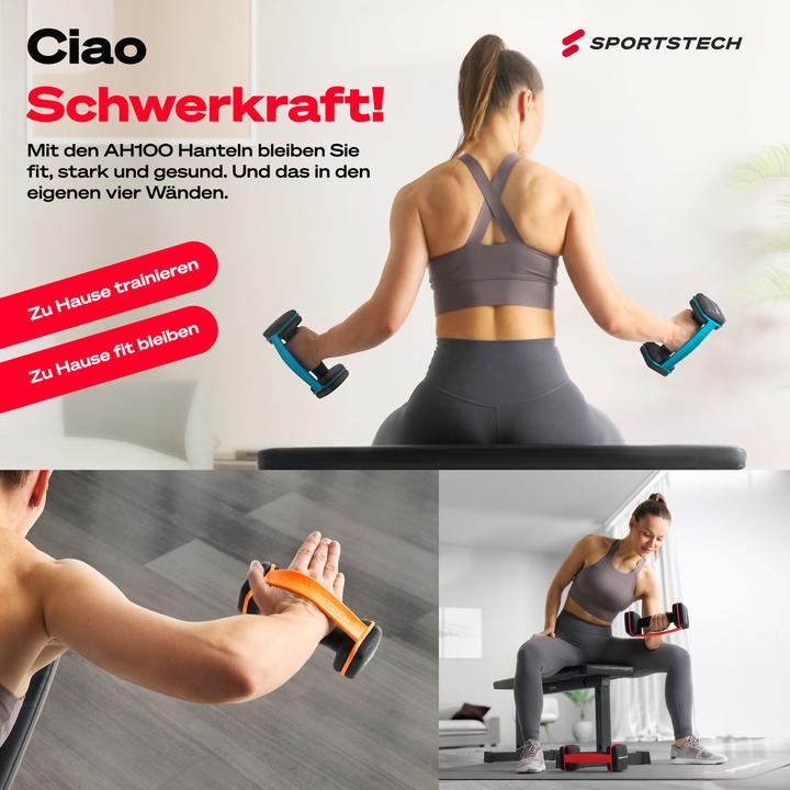 Image du produit Sportstech AH100 50 Haltères (2 x 1 kg)