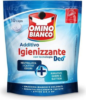 Immagine prodotto Omino Bianco Bonhomme Blanc Idrocaps Detergente Ipoallergenico 10 Capsule 200g (Salviette detergenti per il viso)