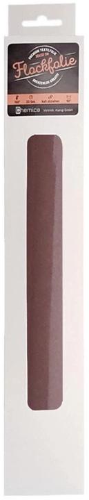 Actual product image Chemica Iron-on Flock Brown