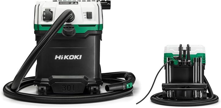 Produktbild Hikoki RP300YMWAZ 230V Nat/Droogstofzuiger - 1.200W - 30L - Klasse M (Nass-Trockensauger)