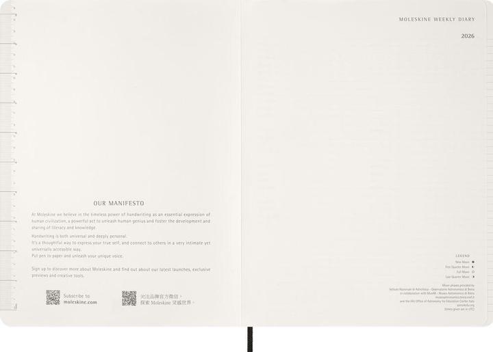 Actual product image Moleskine Essential 26 WOKA V.XXL Swrz (English)