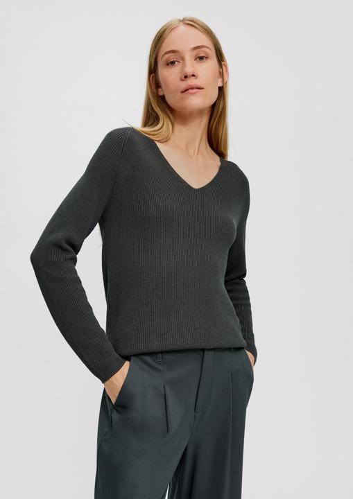 Produktbild s.Oliver Strickpullover Strickpullover mit Raglanärmeln (34)