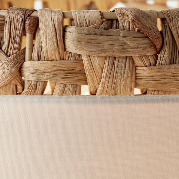 Produktbild Brilliant Waterlilly Tischleuchte 45cm schwarz/natur/weiss (E27)