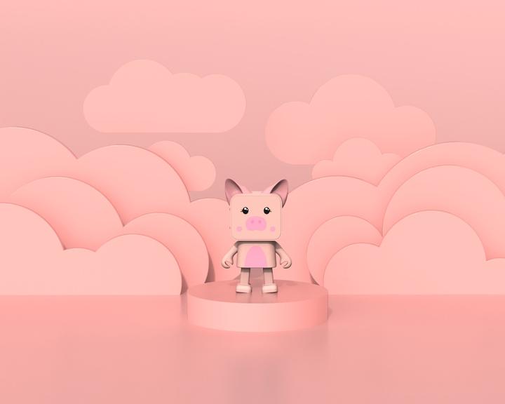 Image du produit Mobility on Board Dancing Animal speaker Cochon (4 h, Fonctionnement sur batterie)